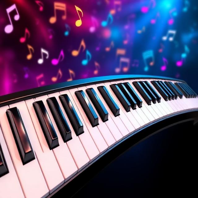 Mandy at the piano